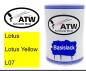 Preview: Lotus, Lotus Yellow, L07: 500ml Lackdose, von ATW Autoteile West.